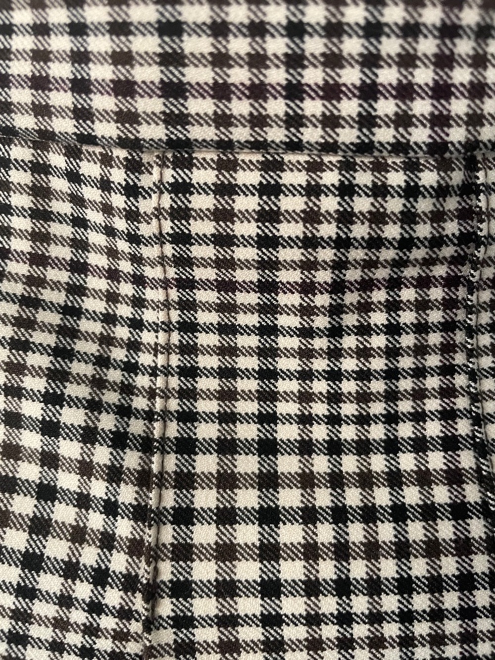 Maison D’ Emilie Black & White Gingham Pleated Skirt - Picture 3 of 9